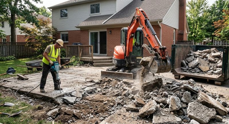 Walkway Demolition in Sacramento, CA